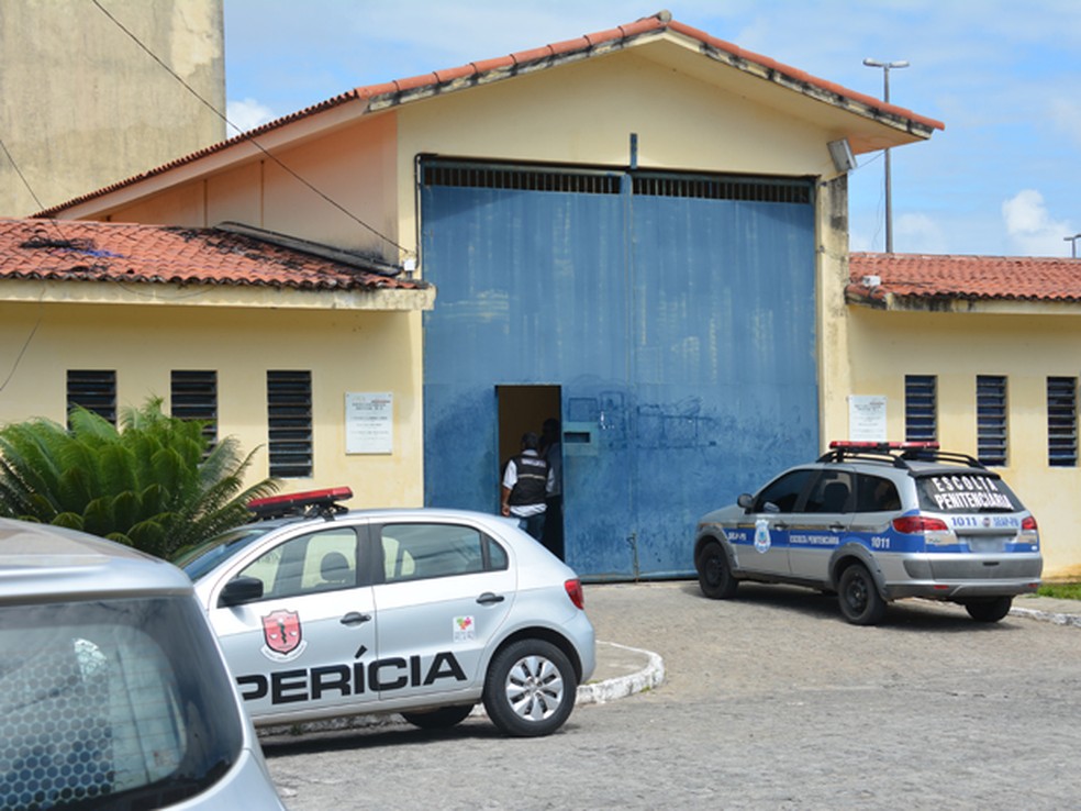 Penitenciária de Segurança Máxima PB1, em João Pessoa — Foto: Walter Paparazzo/G1