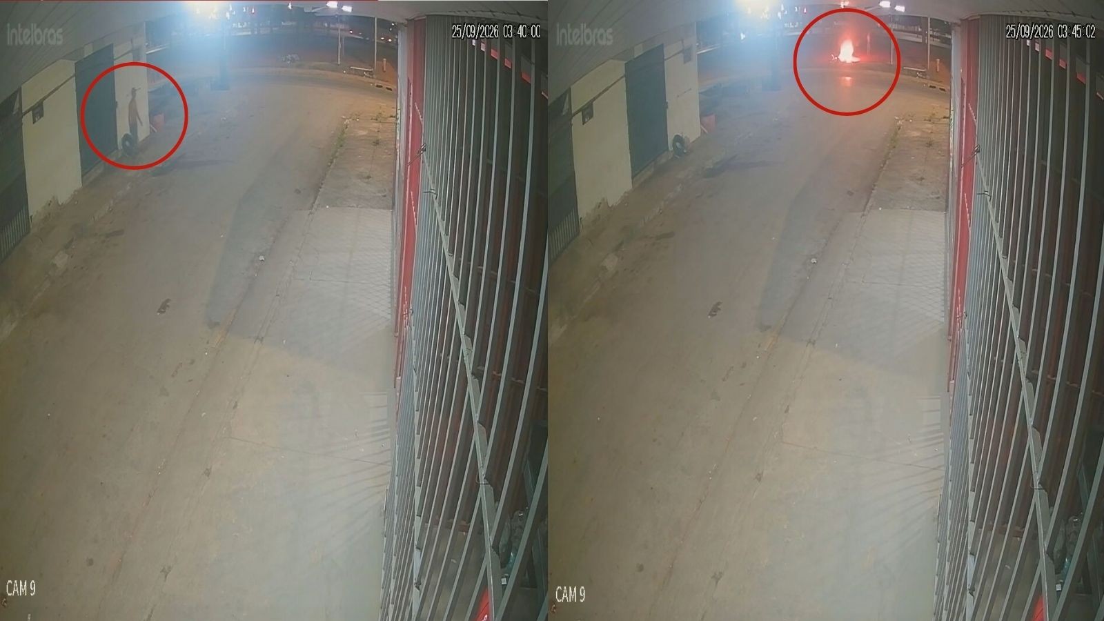 VÍDEO mostra homem colocando fogo em entulho aonde estava corpo de bebê encontrado carbonizado no DF