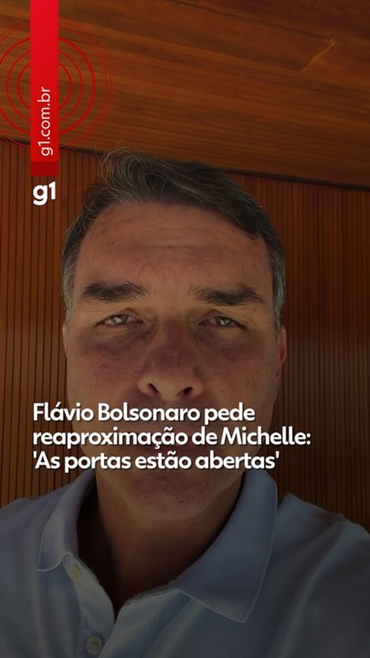 Flávio publica vídeo pedindo ajuda de Michelle em campanha