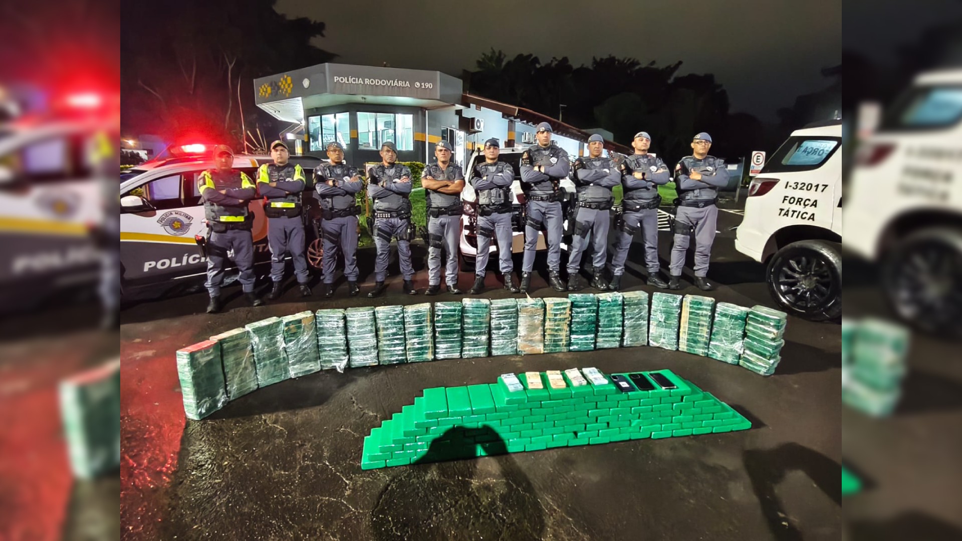 Homem é preso com mais de 300 kg de drogas e R$ 50 mil em dinheiro no interior de SP 
