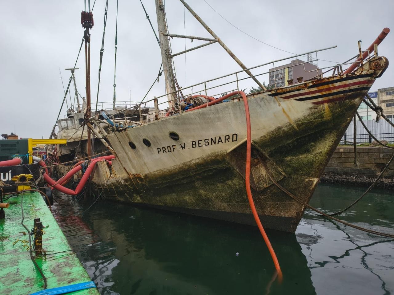 Futuro de navio histórico que afundou no Porto de Santos será definido nos próximos meses; entenda