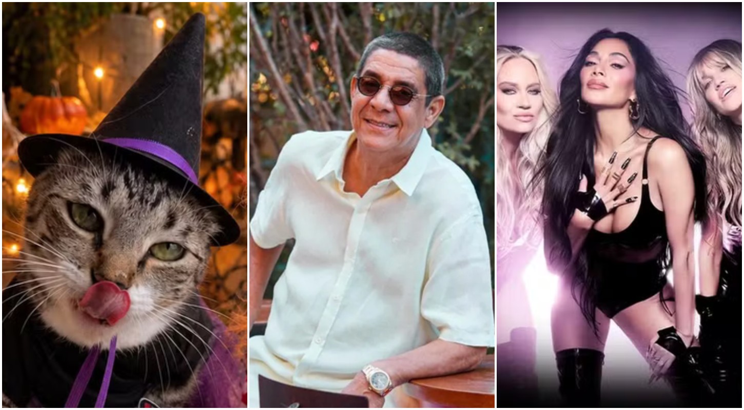 veja o que fazer em SP — Festas de Halloween, Zeca ao lado de Alcione e Jorge Aragão, Iza com Jota.pê e Pussycat Dolls