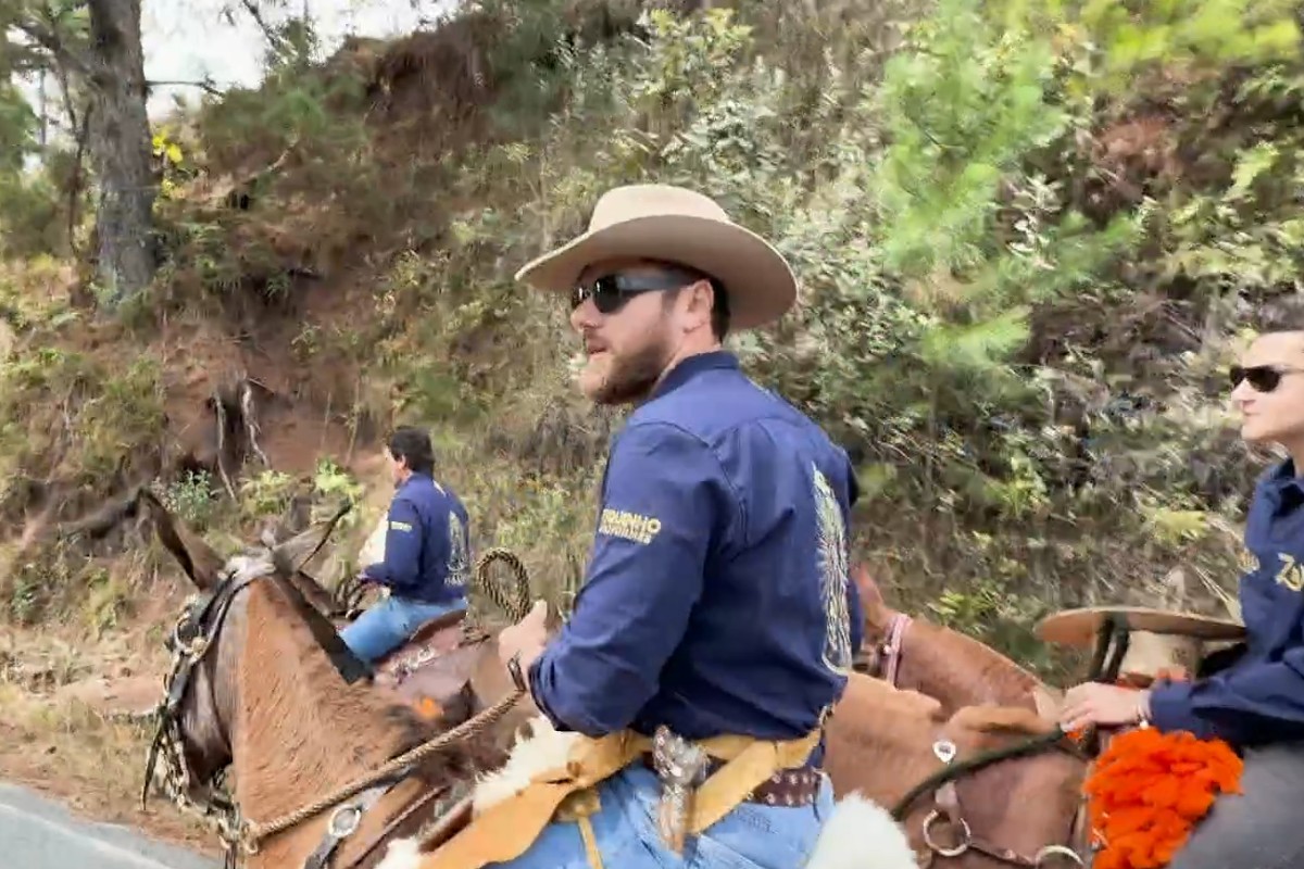 Zé Neto, da dupla com Cristiano, chega ao Santuário Nacional de Aparecida após romaria a cavalo