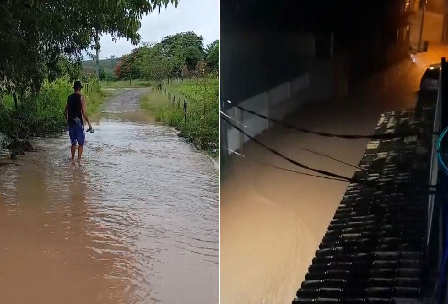 Chuvas fortes provocam alagamentos e deixam Itaocara em alerta