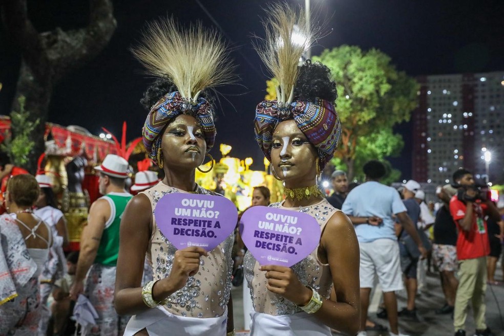 Governo do RJ combate assédio no carnaval — Foto: Rafael Campos/Divulgação