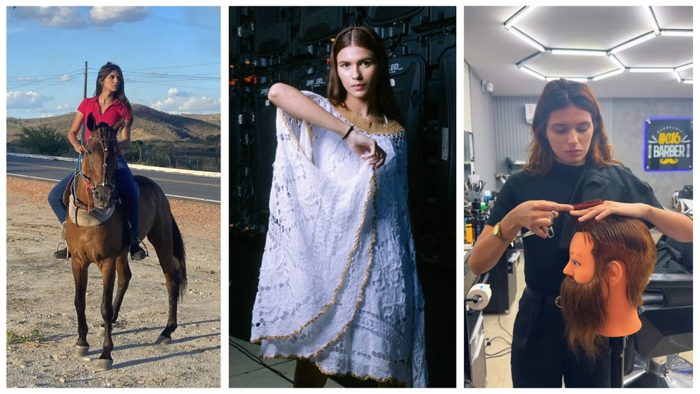 A estudante Gabrielly Moreira, de 16 anos, atuava como modelo e fazia curso de cortes masculinos. — Foto: Arquivo pessoal