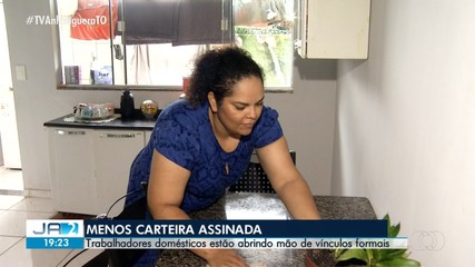 Trabalhadores domésticos estão abrindo mão de vínculos formais