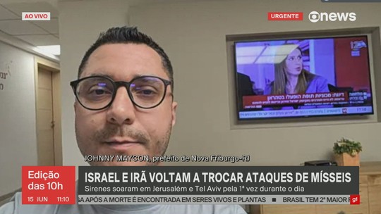 Prefeito de Nova Friburgo relata tensão em Israel e diz que não há alternativa segura para deixar o país