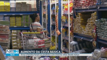 Cesta básica tem 4º aumento consecutivo no grande Recife