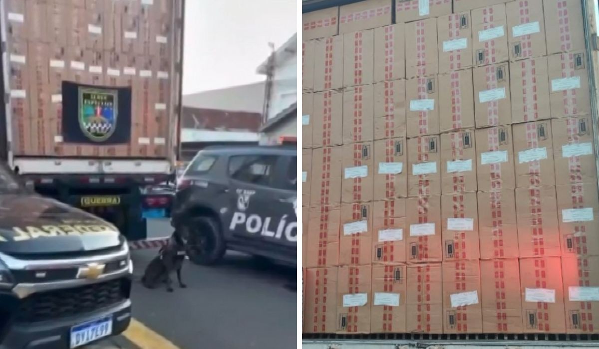 Carga de R$ 3 milhões em cigarros contrabandeados é apreendida no interior de SP