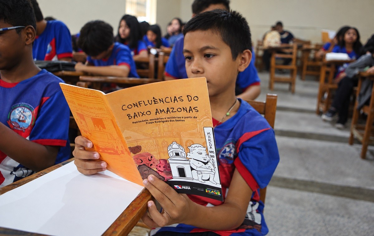 Projeto leva oficinas de história e arqueologia para escolas de Santarém