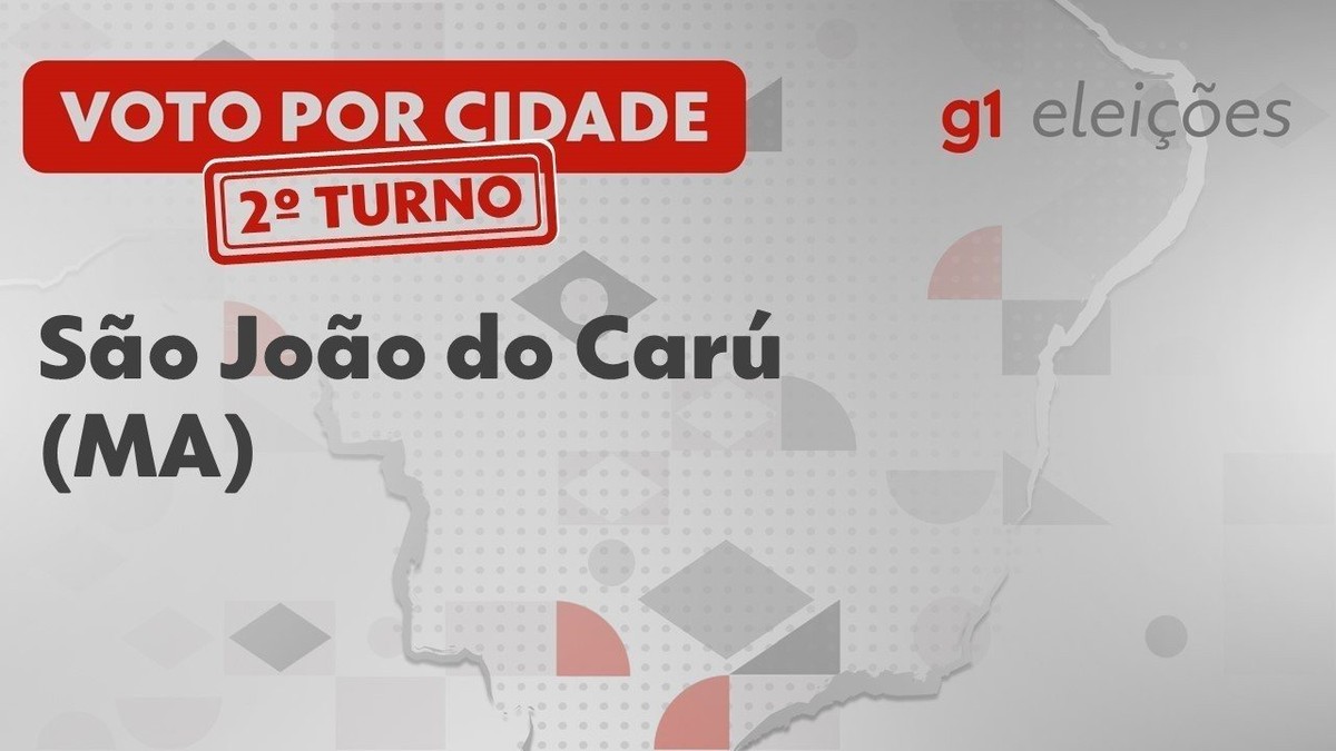 Eleições em São João do Carú (MA) Veja como foi a votação no 2º turno