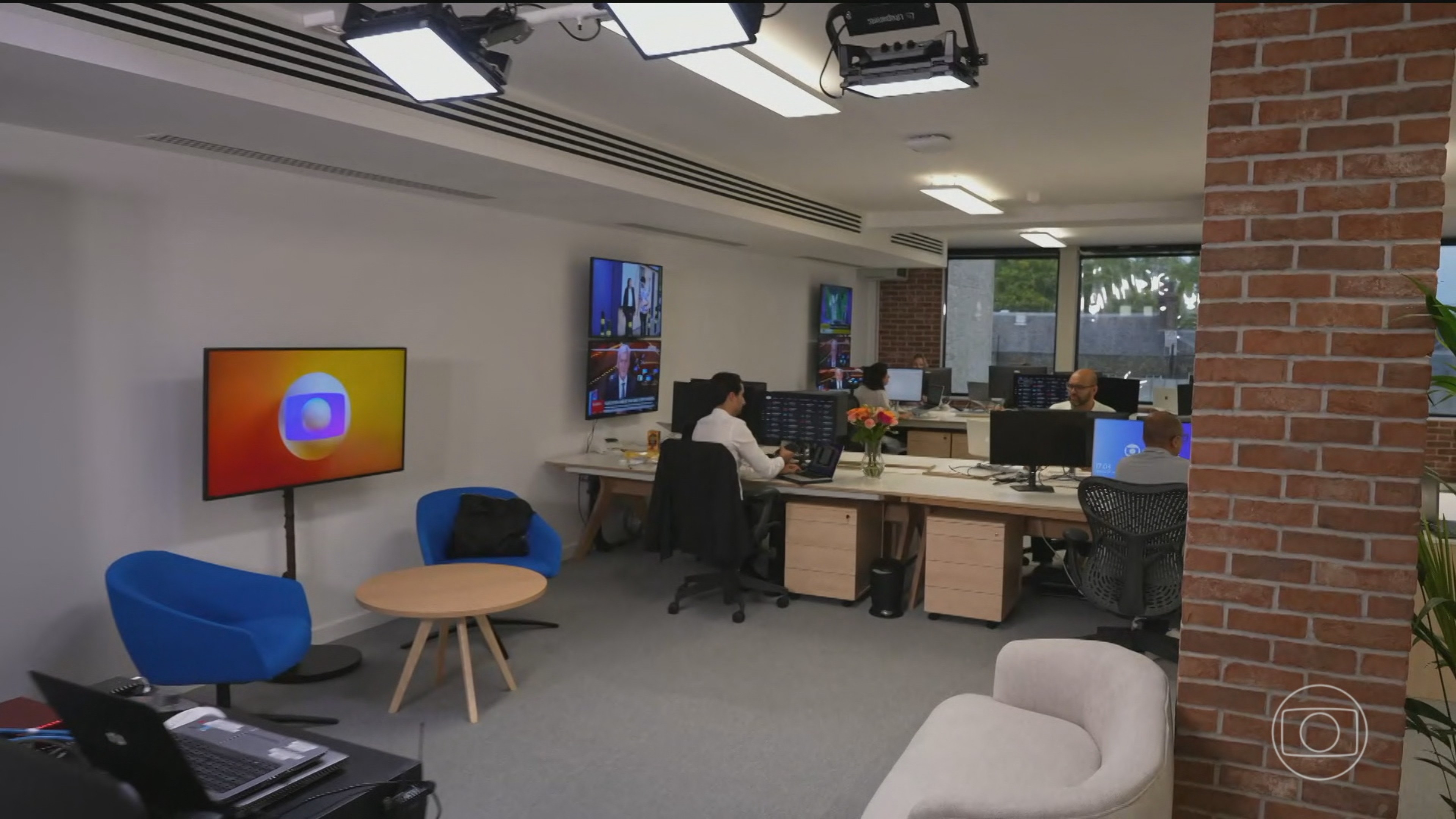 Conheça o novo escritório da Globo em Londres
