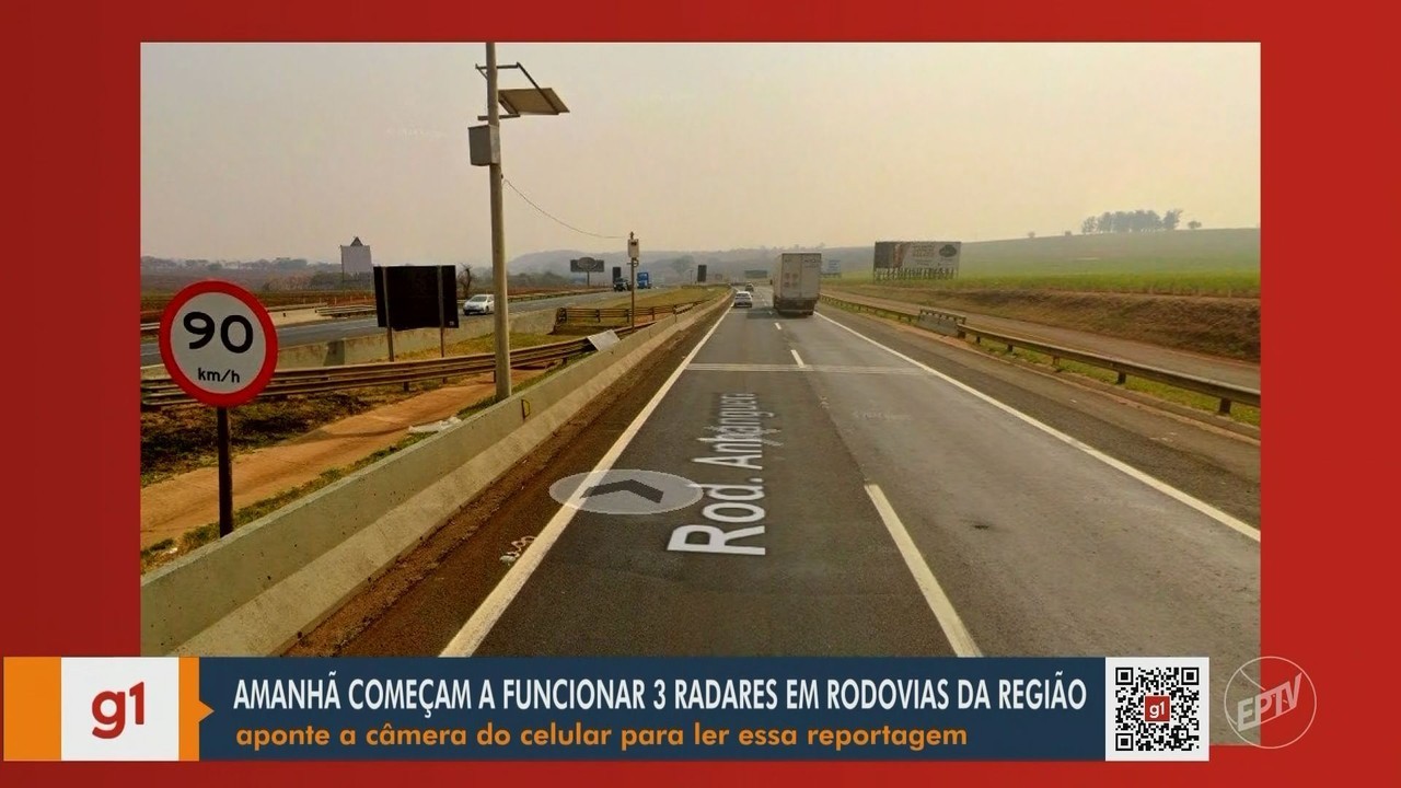 Radares entram em operação na SP-255 em Araraquara e SP-330 em Santa ...