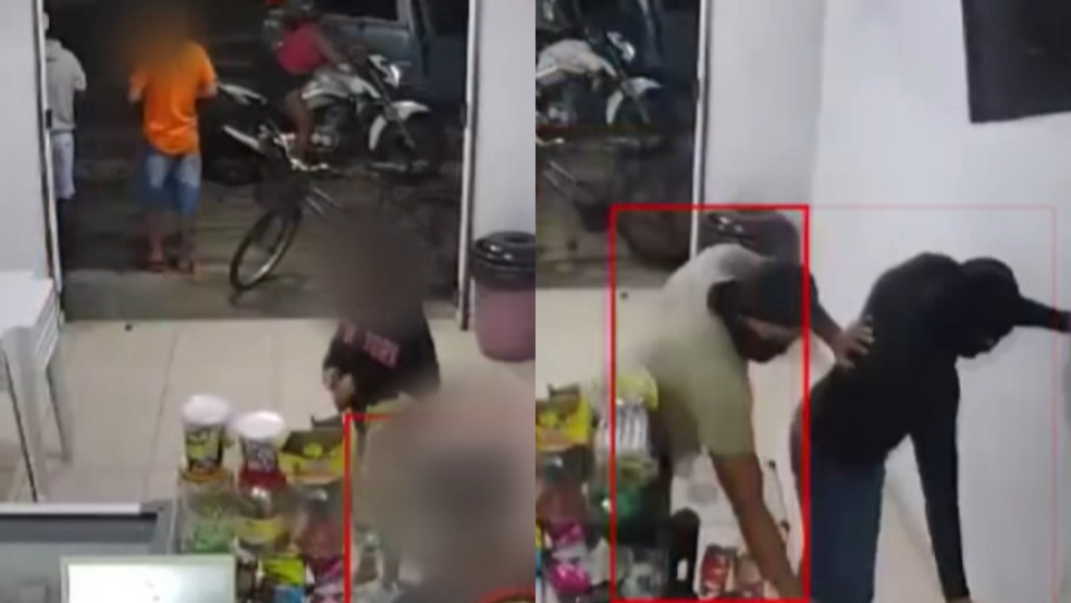 Vítima foi morta a tiros dentro de estabelecimento em São Caetano de Odivelas, no Pará. — Foto: Reprodução / TV Liberal