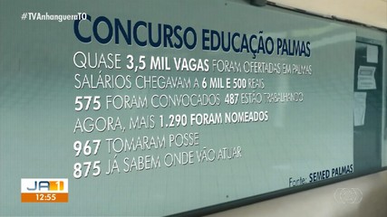Aprovados no concurso da Educação de Palmas tomam posse