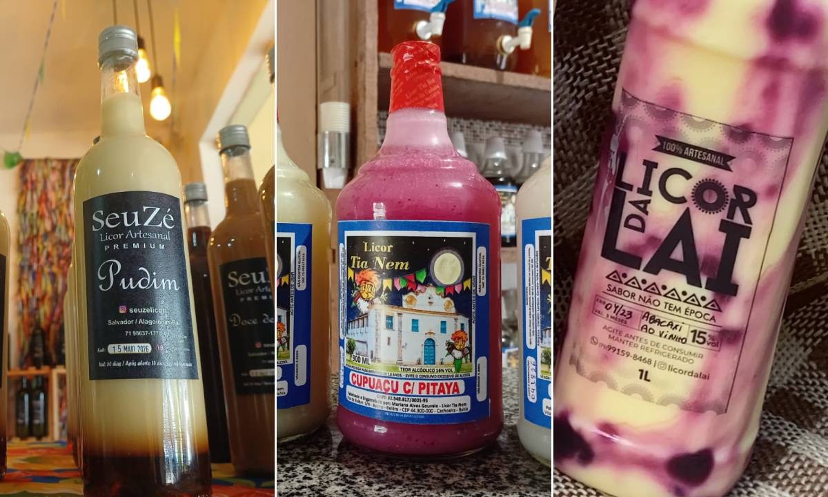 Cupuaçu com pitaya, chocolate branco com geleia, pistache e pudim: conheça os sabores 'diferentões' de licor