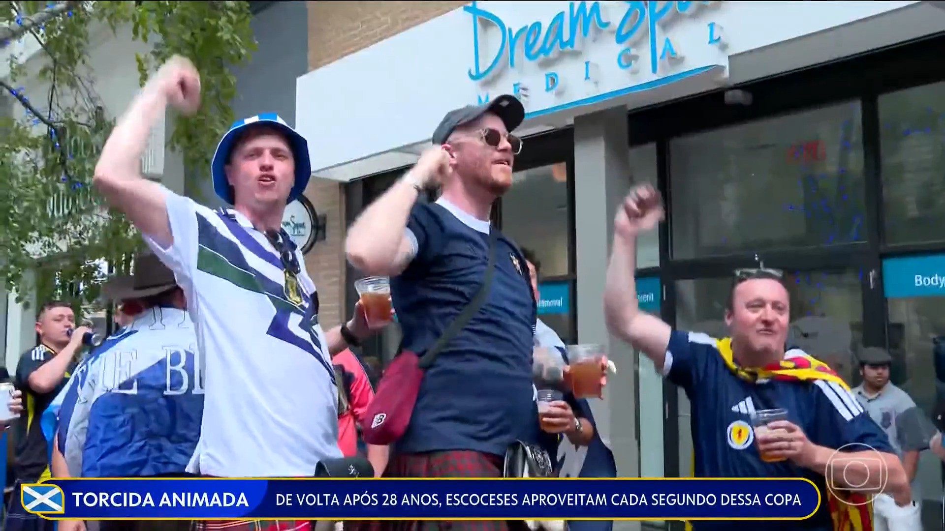 Torcida da Escócia anima a Copa e vive cada momento do torneio 