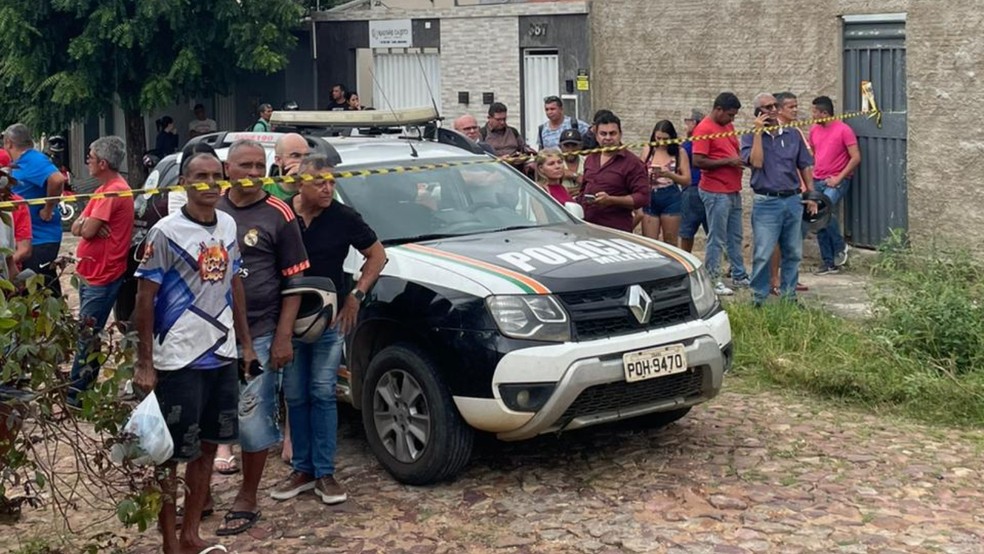 Vereador é assassinado com tiro de fuzil na cidade do Crato, interior do Ceará — Foto: Edson Freitas/TV Verdes Mares