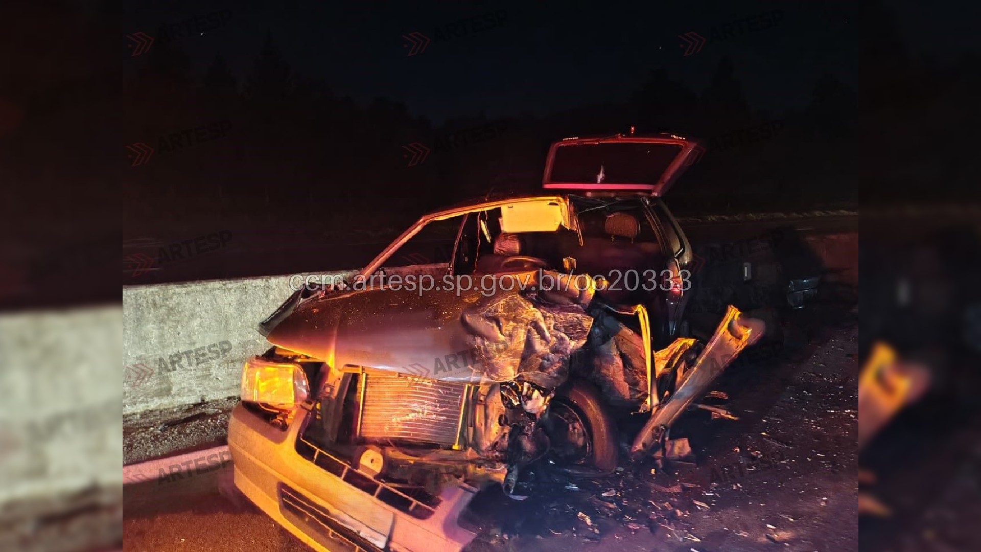 Motorista morre após dirigir na contramão e bater de frente com carro na Marechal Rondon em Agudos