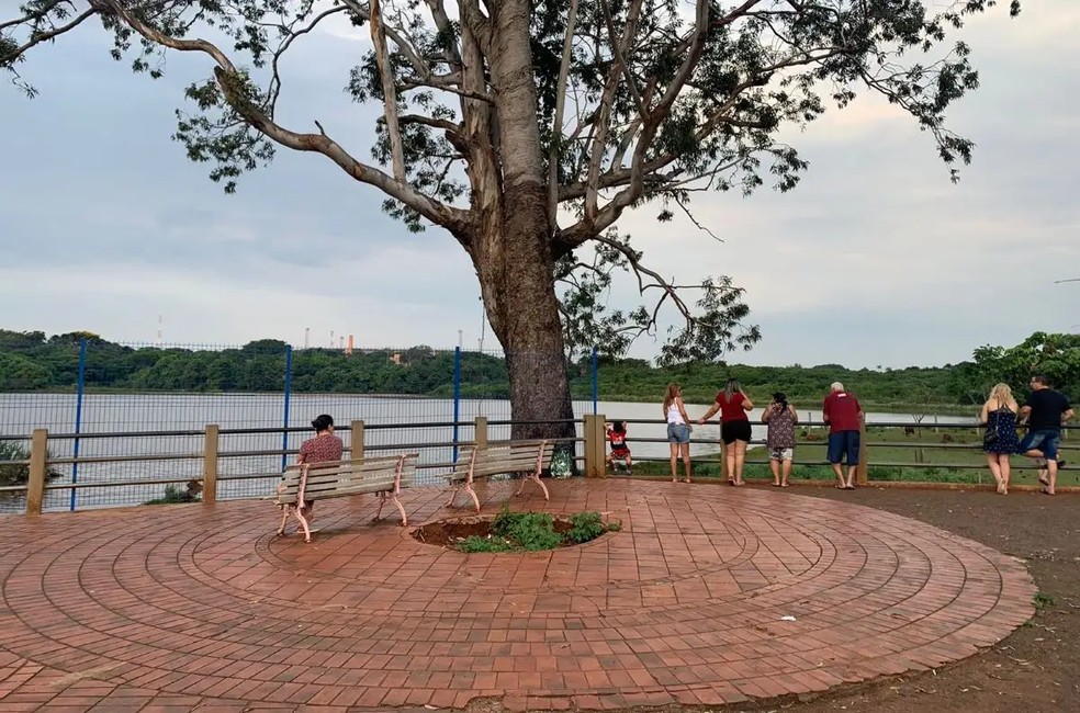Lago do Amor está entre a lista de barragens em risco. — Foto: Reprodução