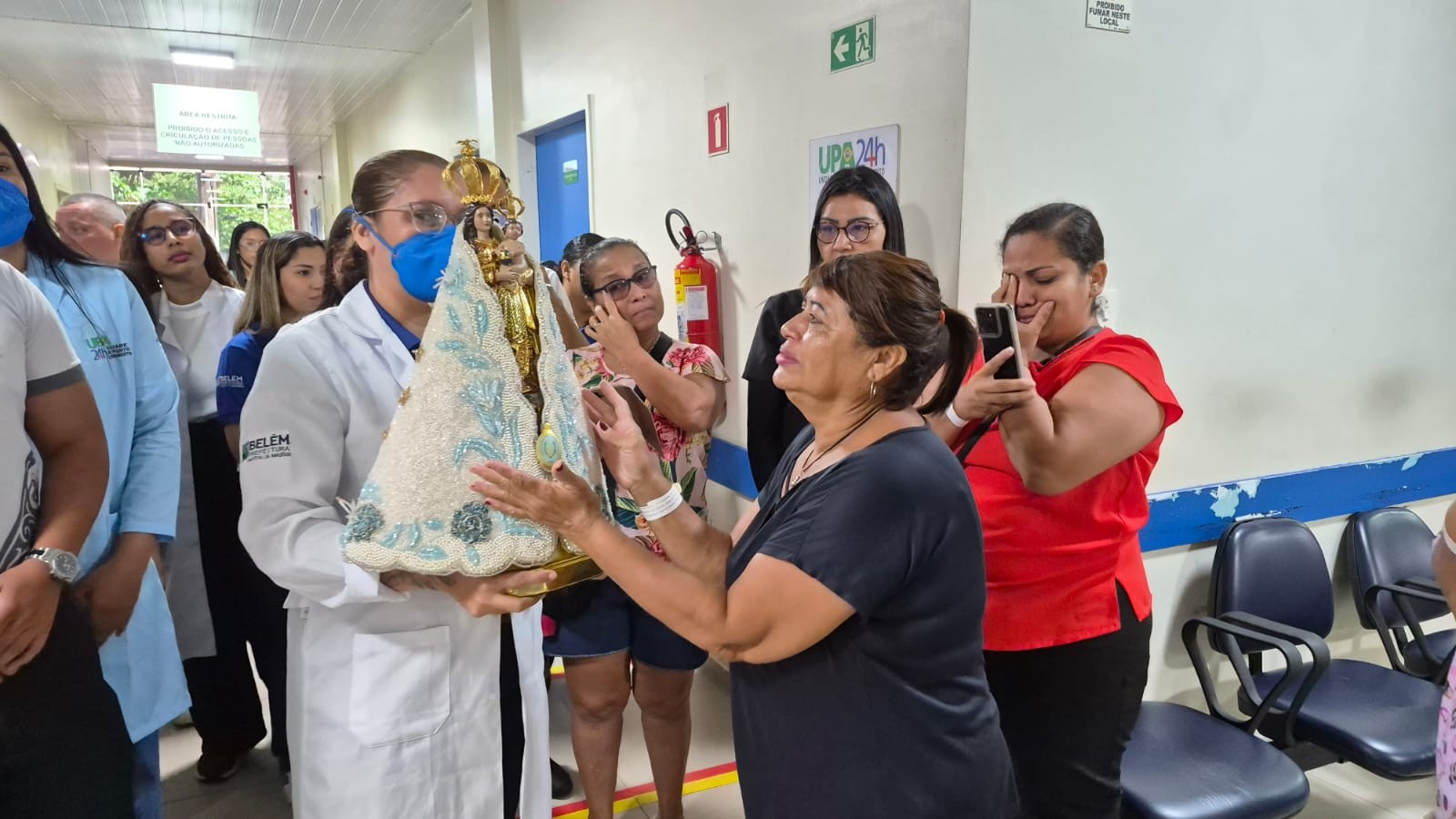 Círio de Nazaré 2026: UPAs de Belém recebem visita da Imagem Peregrina