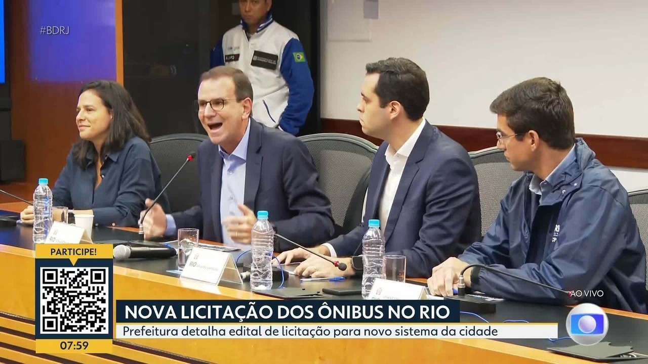 Paes anuncia consulta pública para a licitação de ônibus no Rio