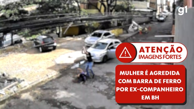 Mulher  agredida com barra de ferro por ex-companheiro em BH