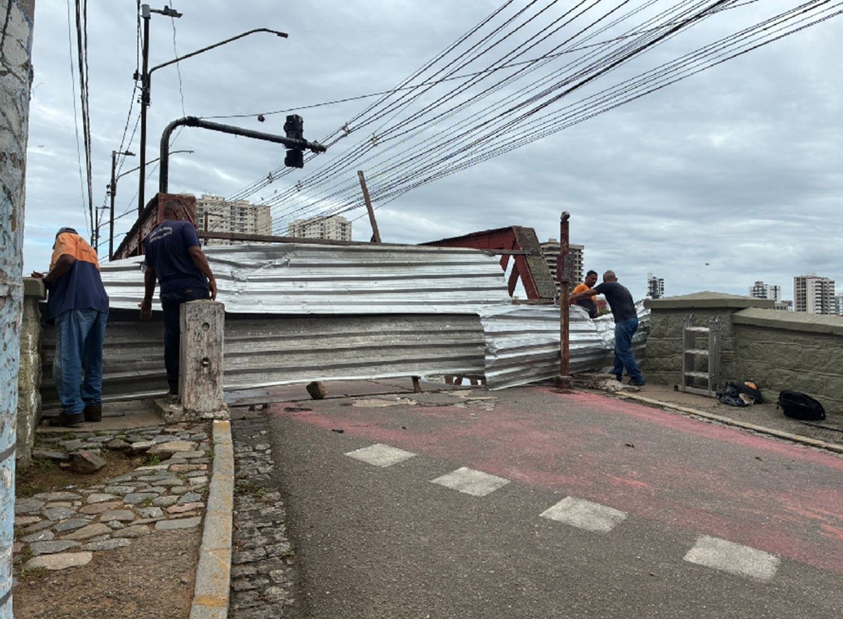 Contrato para obras emergenciais da Ponte Barcelos Martins em Campos é assinado; prazo para conclusão é de 120 dias