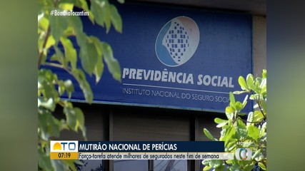 INSS faz mutirão de perícias no Tocantins