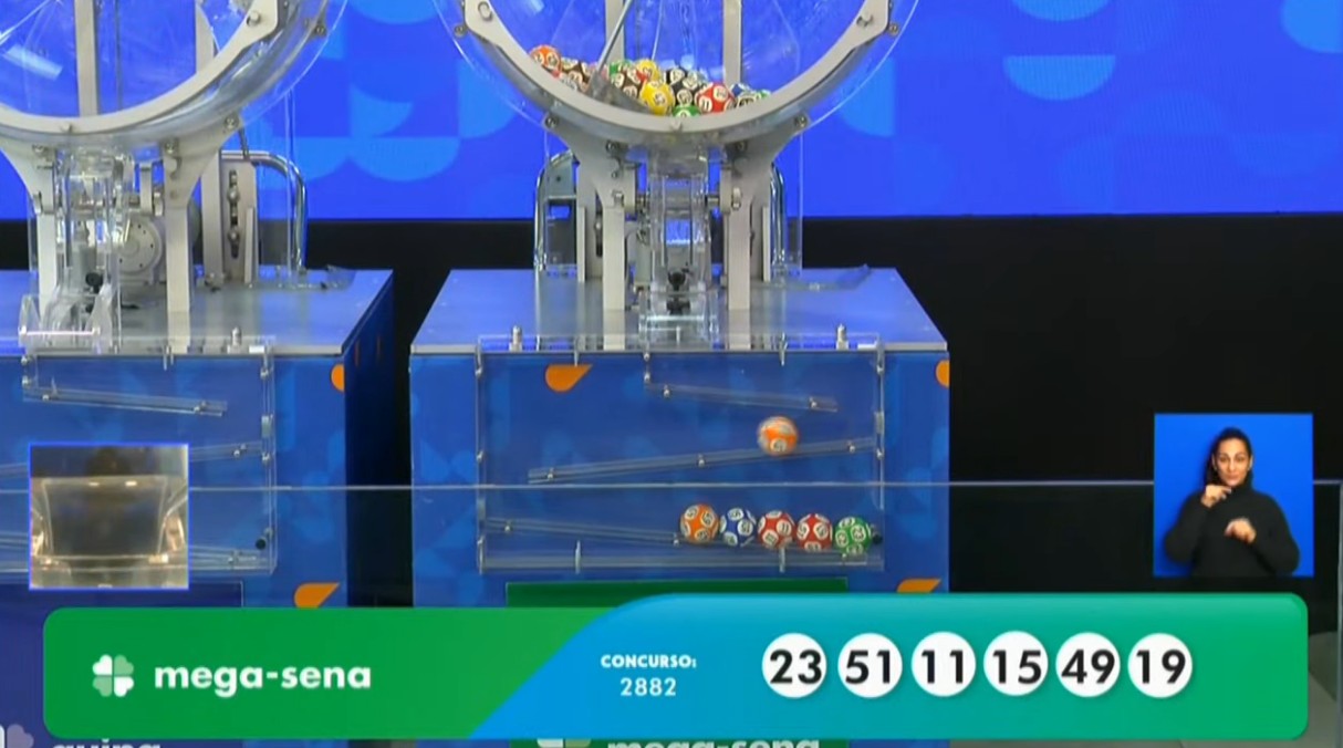 Mega-Sena, concurso 2.882: resultado