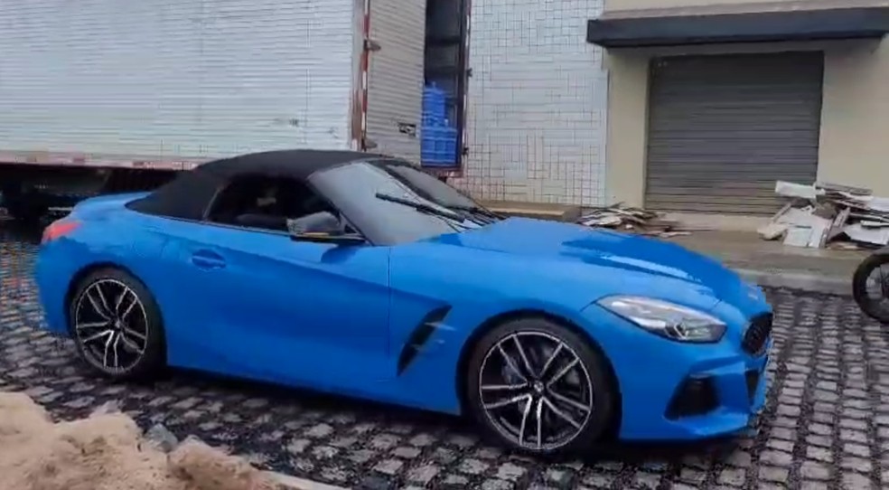 Carro foi apreendido durante operação em Natal — Foto: Divulgação/Polícia Civil