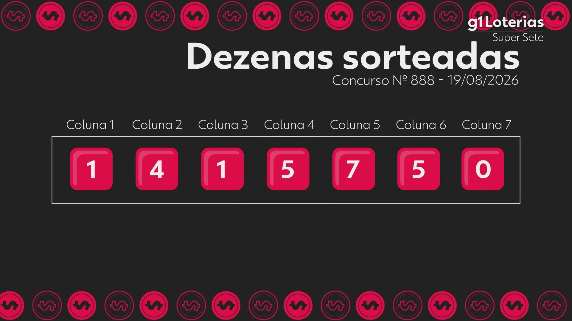 Super Sete hoje: resultado do concurso 888 e números sorteados