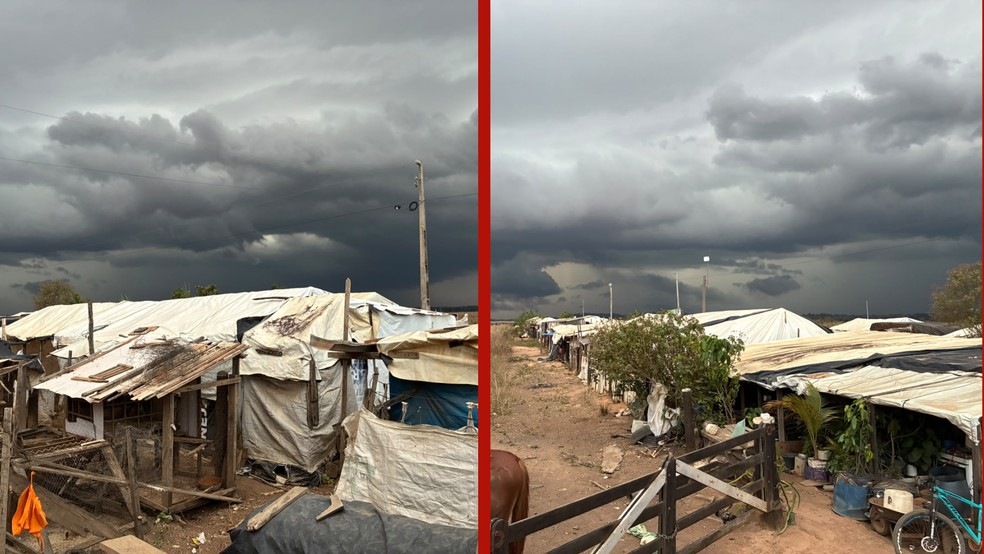 Famílias que vivem no Acampamento União Cinco Estrelas, em Novo Mundo (MT), aguardam há mais de duas décadas pela implantação de um assentamento da reforma agrária. — Foto: Arquivo pessoal