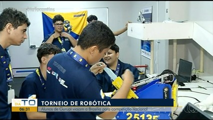Estudantes de Gurupi vão participar de torneiro de robótica em Brasília