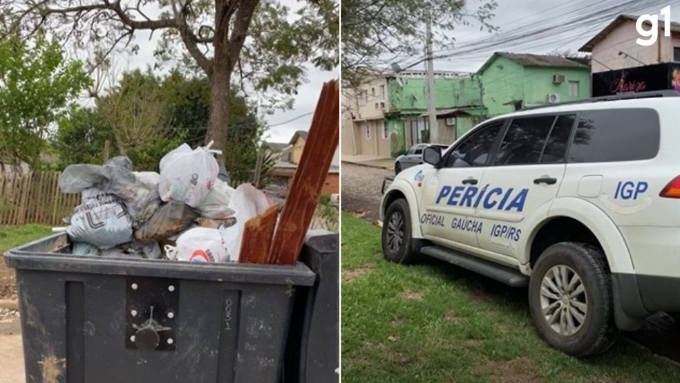 Corpo de menina é encontrado dentro de contêiner de lixo no RS — Foto: Marcio Santos/Jornal O Guaíba
