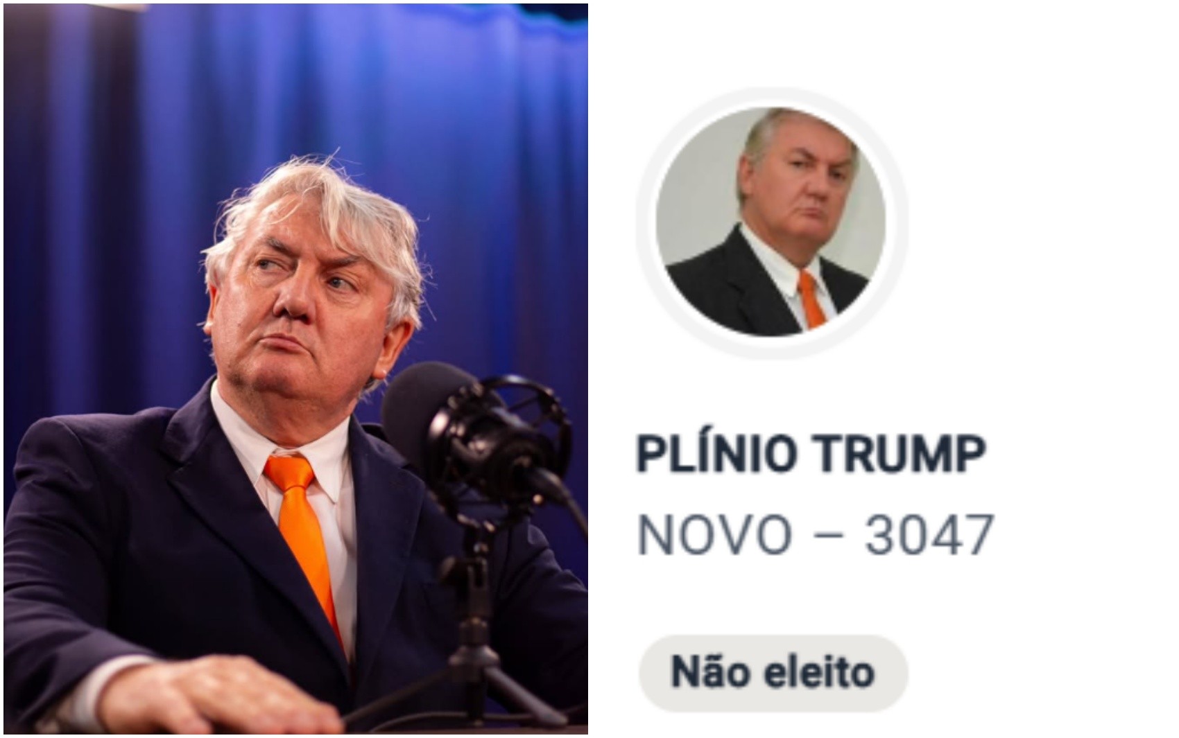 Candidato sósia de Donald Trump recebe 161 votos e não é eleito deputado federal em Minas Gerais