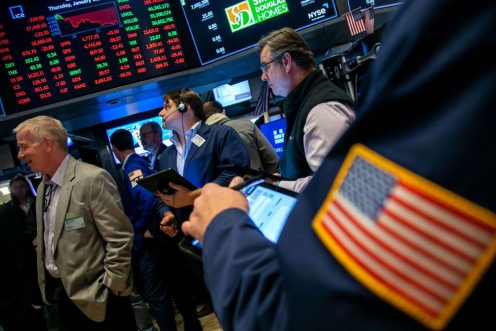 A Bolsa de Valores de Nova Iorque acompanhou de perto o desempenho do novo ETF. — Foto: Getty Images via BBC