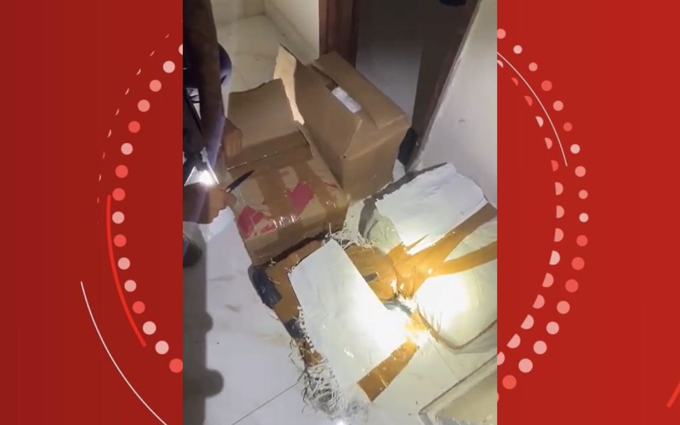 Casa era utilizada por grupo criminoso como depósito de drogas. — Foto: Polícia Civil