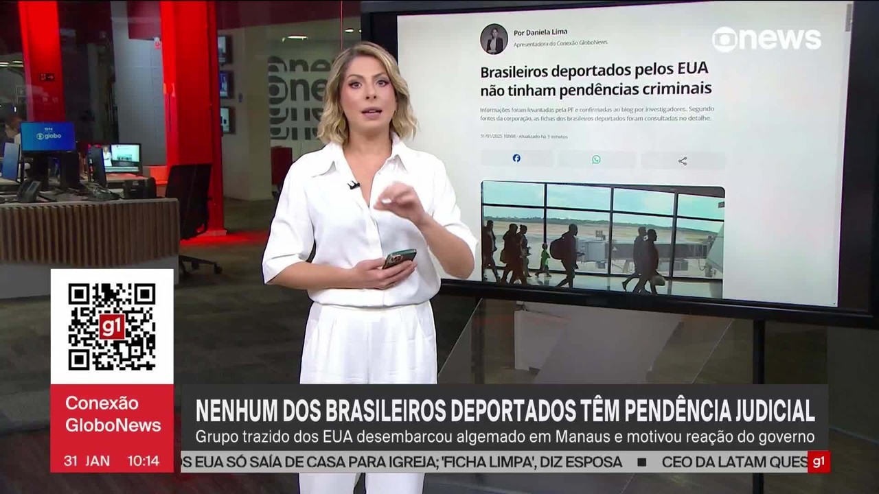 Ministro diz que Brasil quer negociar com os EUA voo com deportados sem escalas
