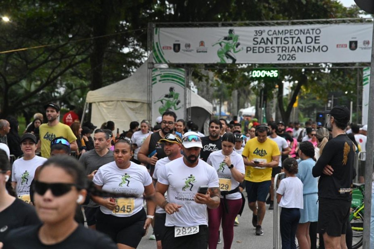 Campeonato de pedestrianismo interdita vias e altera linhas de ônibus em Santos neste domingo