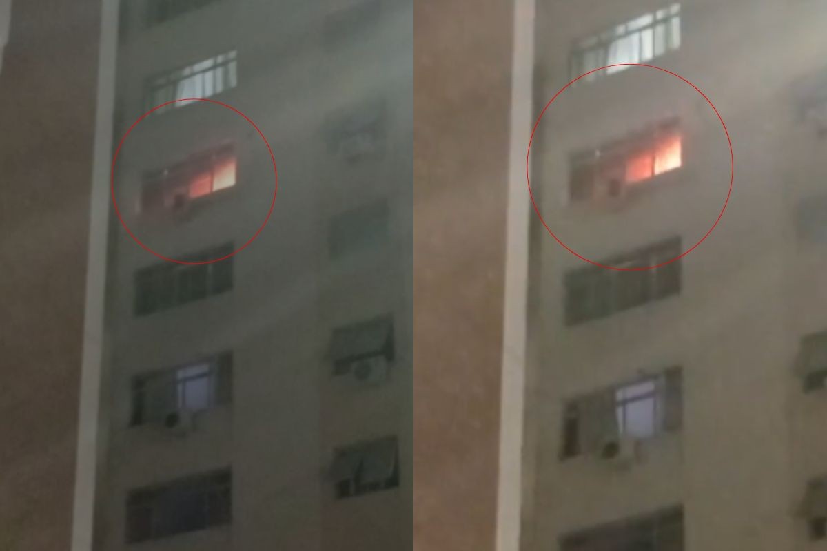 Incêndios atingem apartamentos em bairros diferentes de Praia Grande, SP 