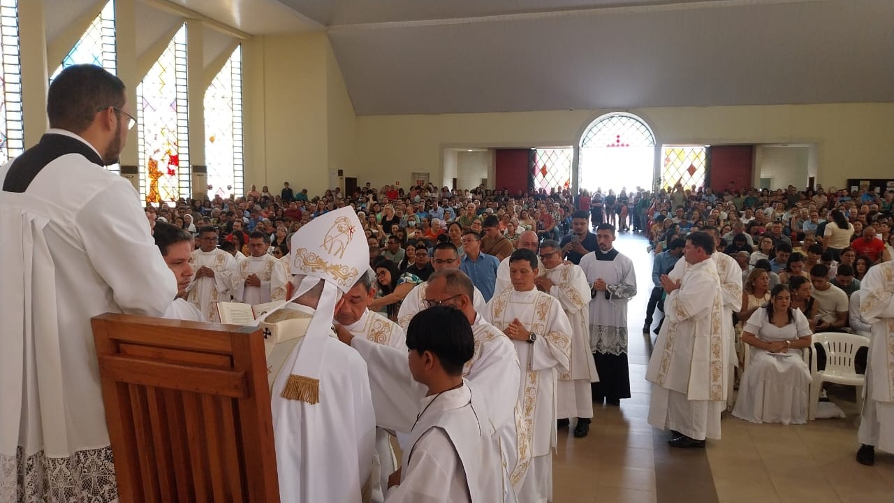 Ordenação de diáconos permanentes marca um momento histórico para a Igreja de Santarém, no oeste do Pará