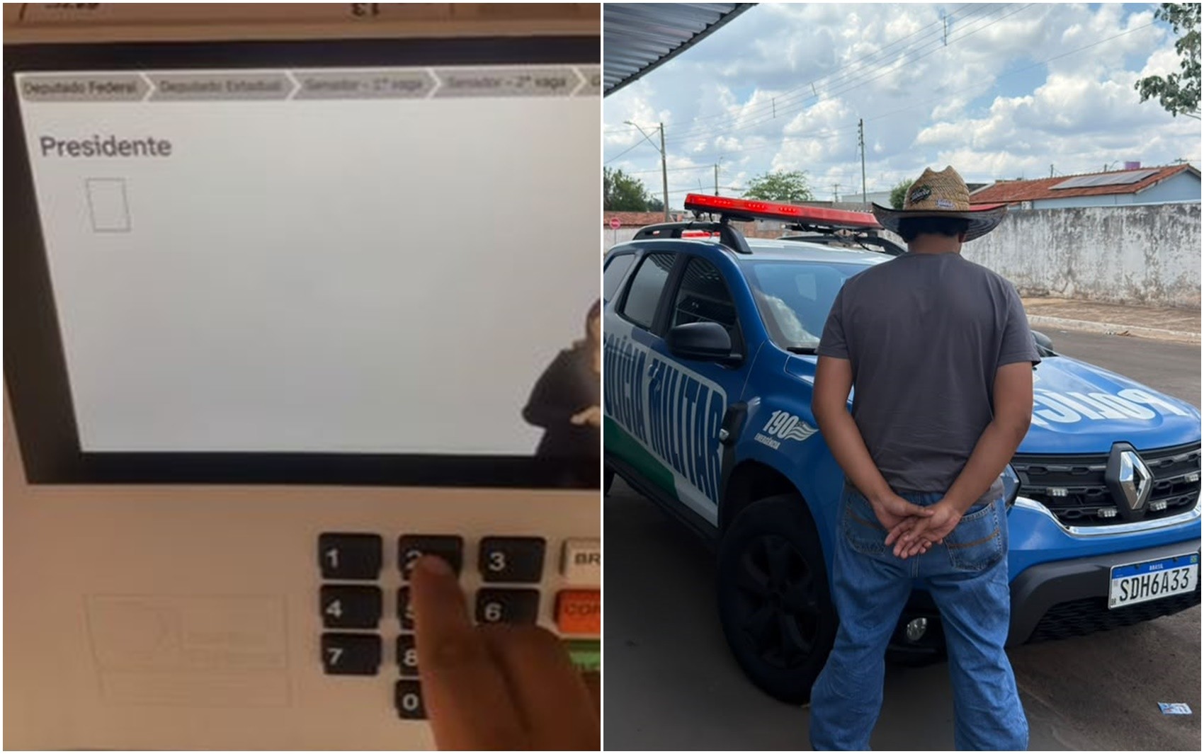 Eleitor filma o próprio voto e posta vídeo nas redes sociais, diz polícia
