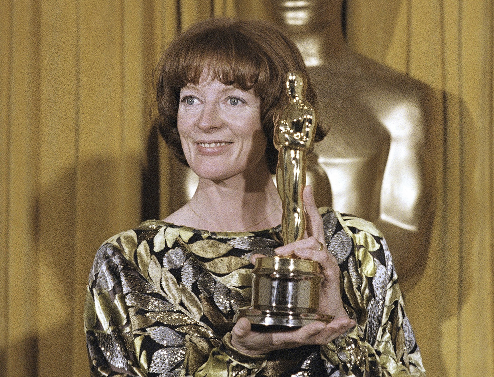 Maggie Smith ganhou o Oscar na categoria melhor atriz coadjuvante por "California Suite", em 1979 — Foto: AP Photo/Reed Saxon, File