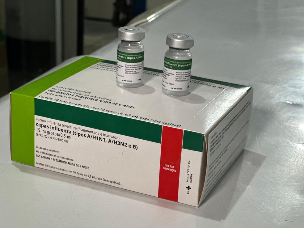 Vacina contra Influenza, vacina gripe — Foto: Kléber Teixeira/Inter TV Cabugi