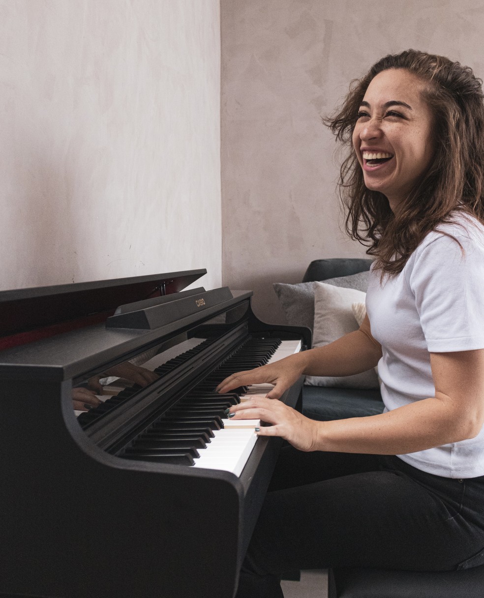 4 de 7
Tecladista Mari Jacintho se tornou refer&ecirc;ncia como musicista de est&uacute;dio &mdash; Foto: Arquivo pessoal