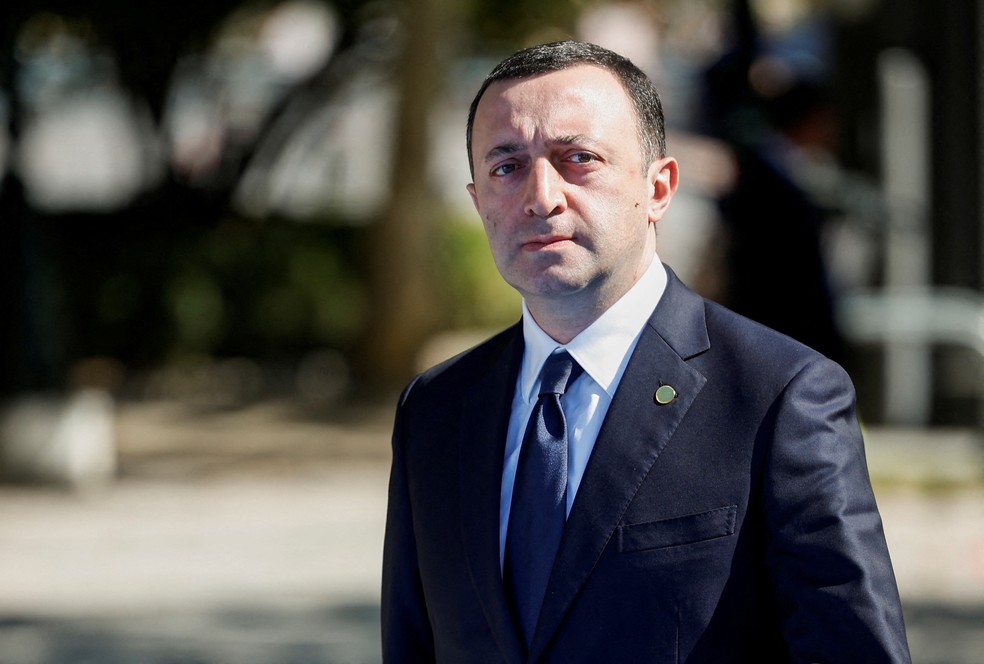 Irakli Garibashvili em outubro de 2024 — Foto: Juan Medina/Reuters