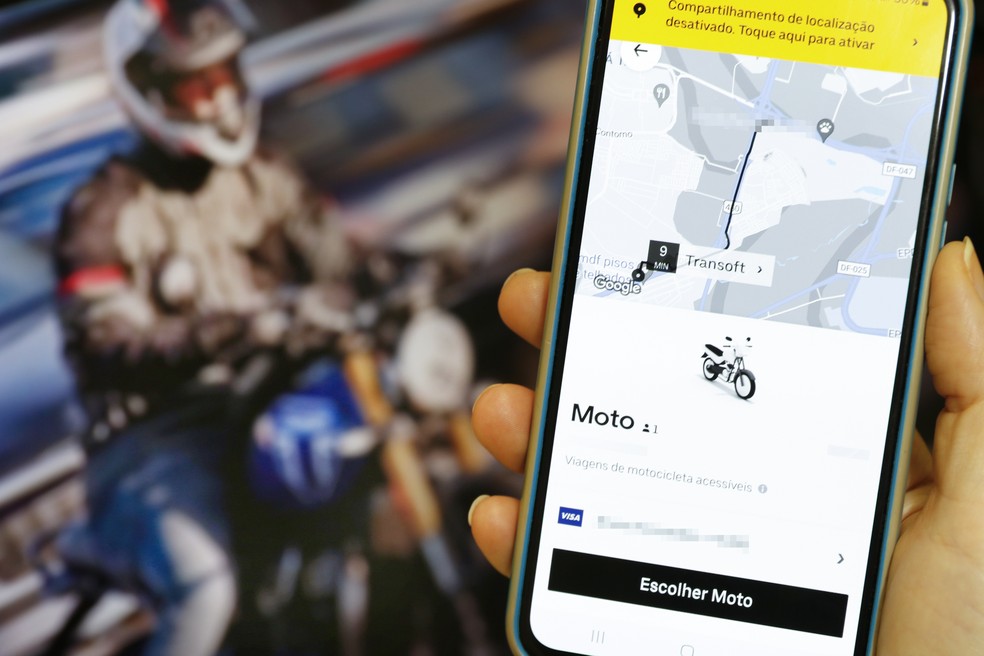 Prefeitura de Fortaleza envia projetos para regulamentar motociclistas de app e reduzir IPVA em 50%. — Foto: Bruno Peres/Agência Brasil