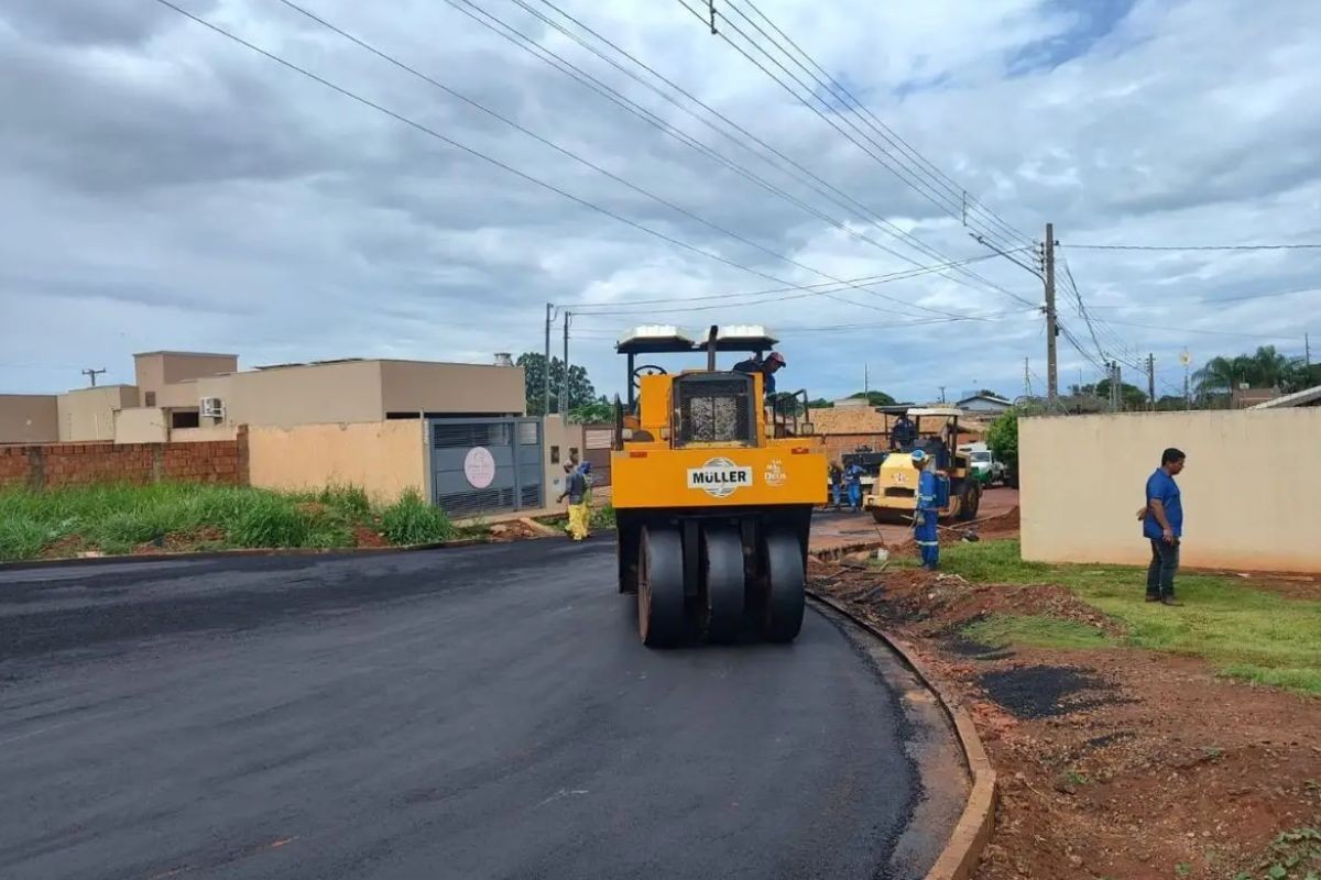 Asfalto em Campo Grande: veja os 28 bairros que devem receber pavimentação